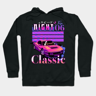 Offline Outrun Race Car Hoodie